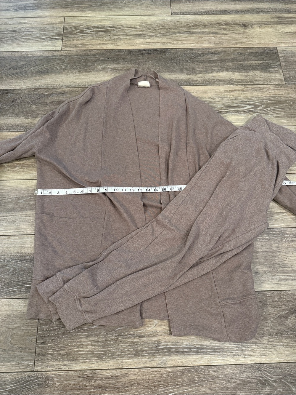 Pact Women's Open-Front Cardigan and Jogger SET